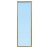 Fixed wall mirror with smooth moon (142 cm high x 62 cm wide)